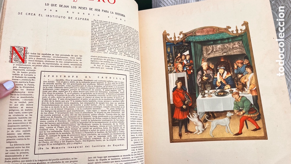 Otros objetos de arte: V&eacute;rtice falangista 4 tomos - Foto 13
