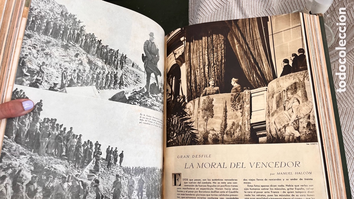 Otros objetos de arte: V&eacute;rtice falangista 4 tomos - Foto 15