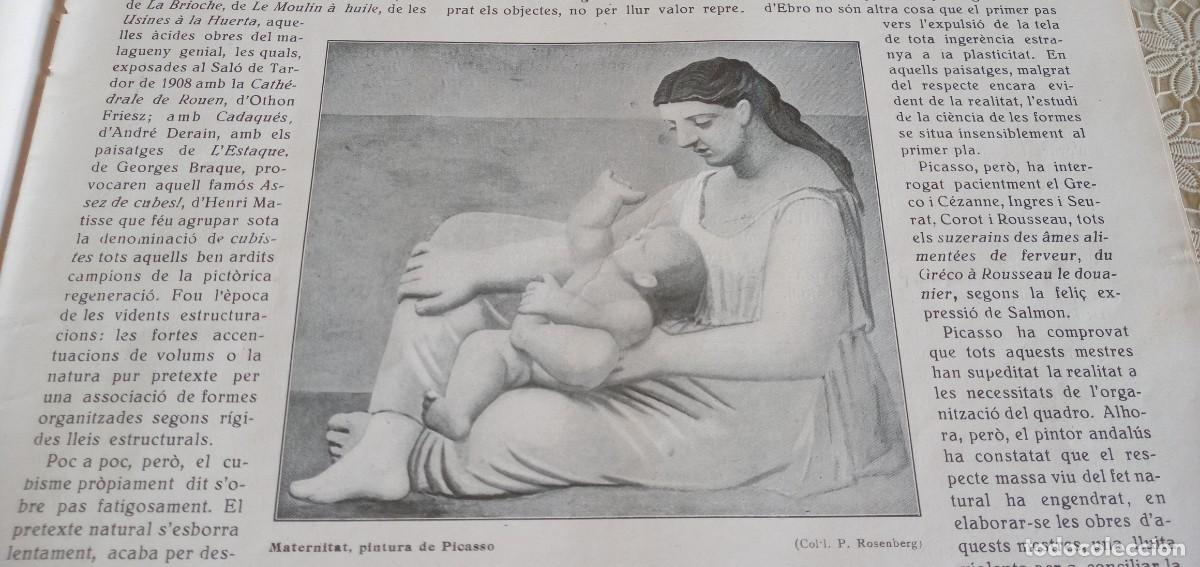 Otros objetos de arte: Revista D&rsquo;AC&Iacute; I D&rsquo;ALL&Agrave; Junio 1926 Especial obituario Antoni Gaud&iacute; y reportaje dibujos Pablo Picasso