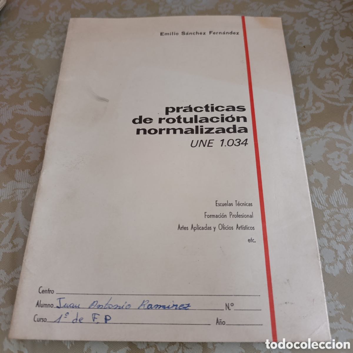 Otros objetos de arte: &rdquo;Pr&aacute;cticas de Rotulaci&oacute;n Normalizada&rdquo;, dise&ntilde;ado para la ense&ntilde;anza t&eacute;cnica,1971
