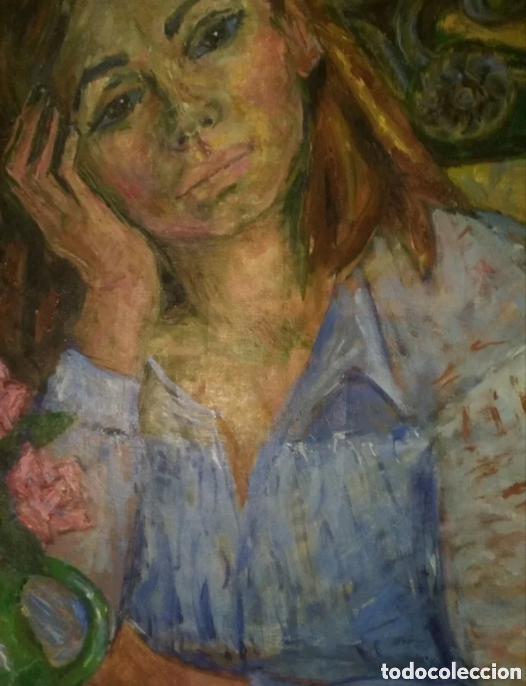 Otros objetos de arte: Cuadro original Mercedes Mart&iacute;nez Soler - Foto 3