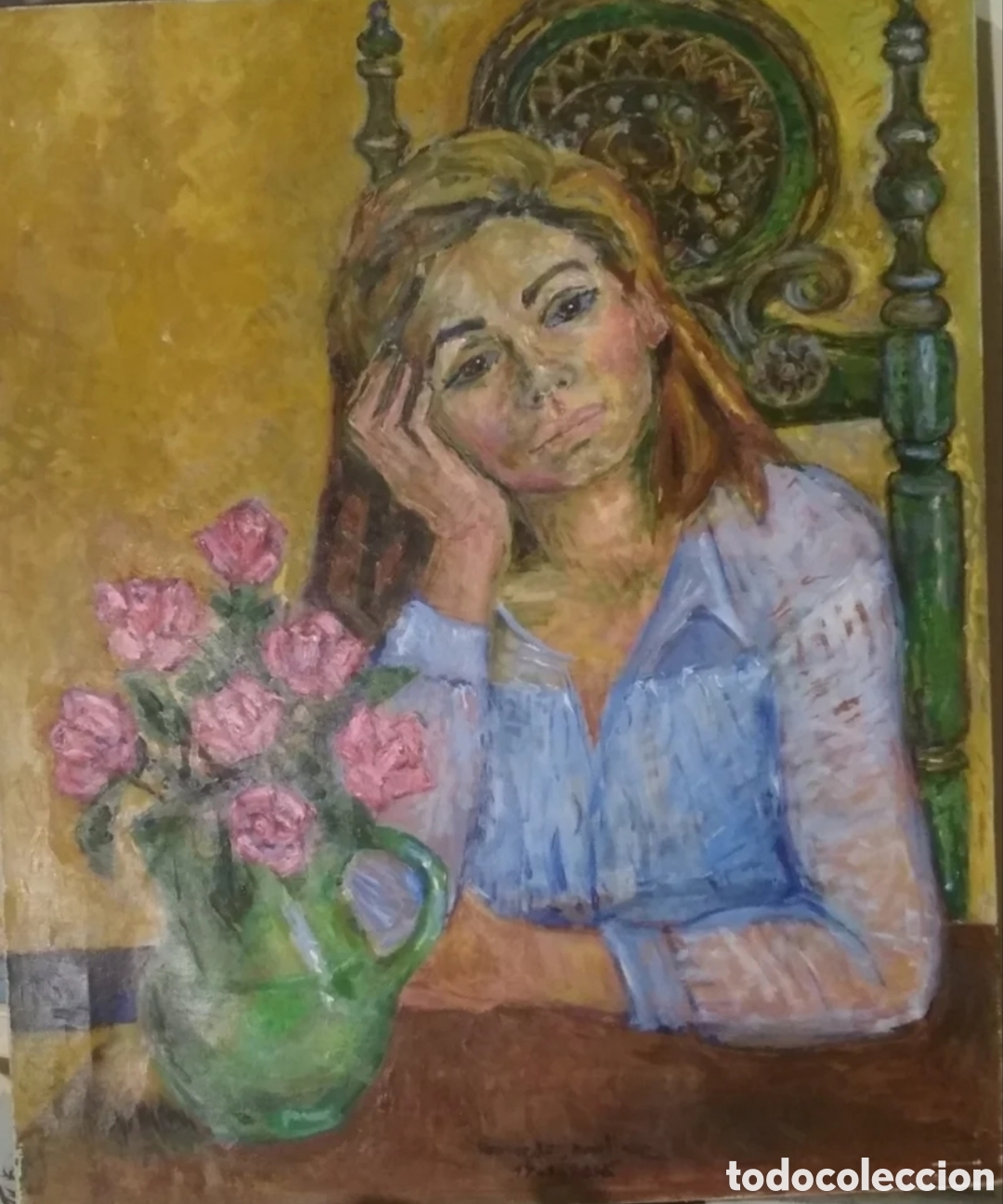 Otros objetos de arte: Cuadro original Mercedes Mart&iacute;nez Soler - Foto 1