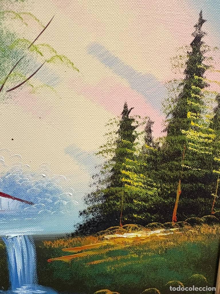 Otros objetos de arte: CUADRO DE PAISAJE CON R&Iacute;O - Foto 4