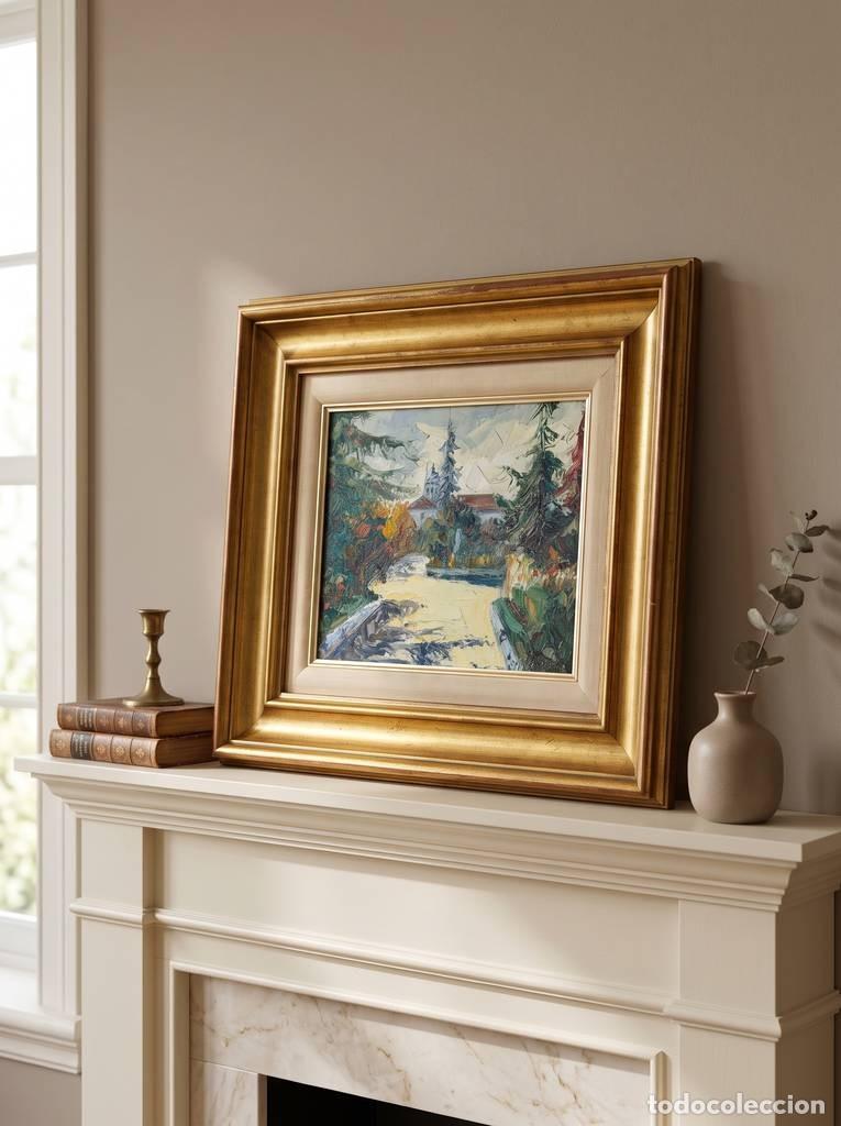 Otros objetos de arte: CUADRO PINTURA IMPRESIONISTA
