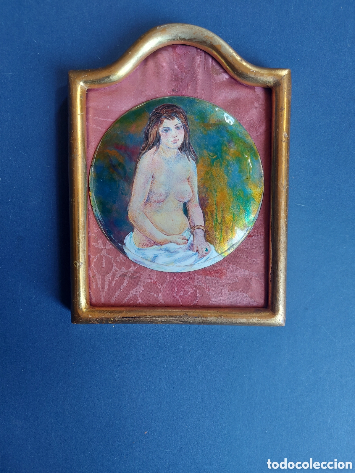 Arte: &rdquo;RETRATO DESNUDO FEMENINO&rdquo; ESMALTE ORIGINAL
