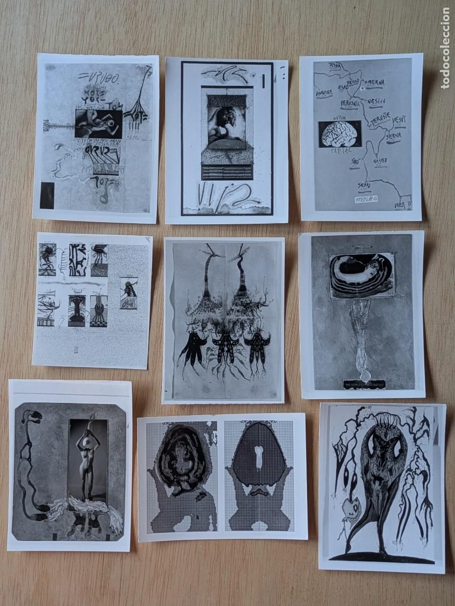 Otros objetos de arte: LOTE DE 9 FOTOGRAF&Iacute;AS DE ZUSH