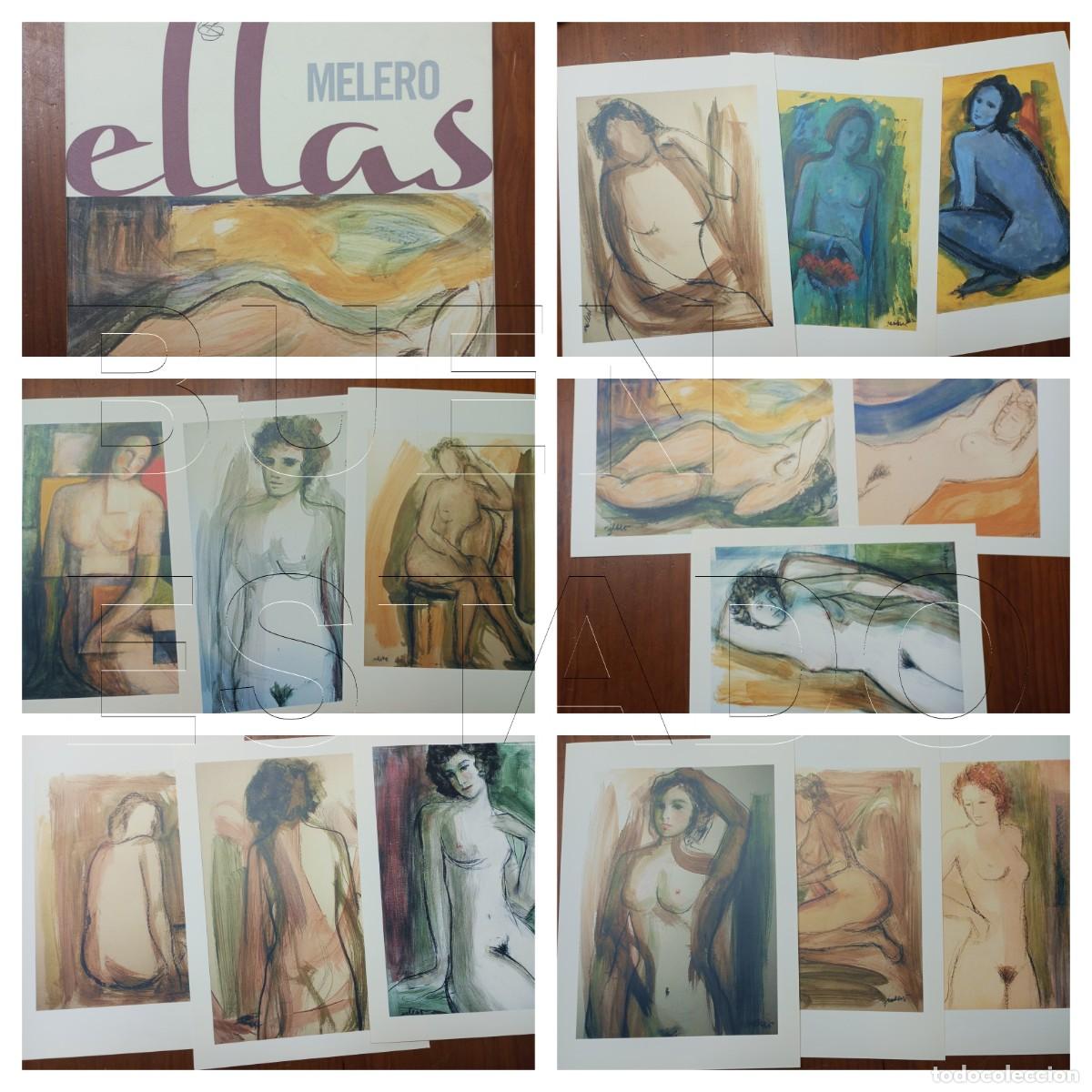Otros objetos de arte: JOSE MANUEL FERNANDEZ MELERO ELLAS CARPETA CON 15 LAMINAS CON LIBRO LG29