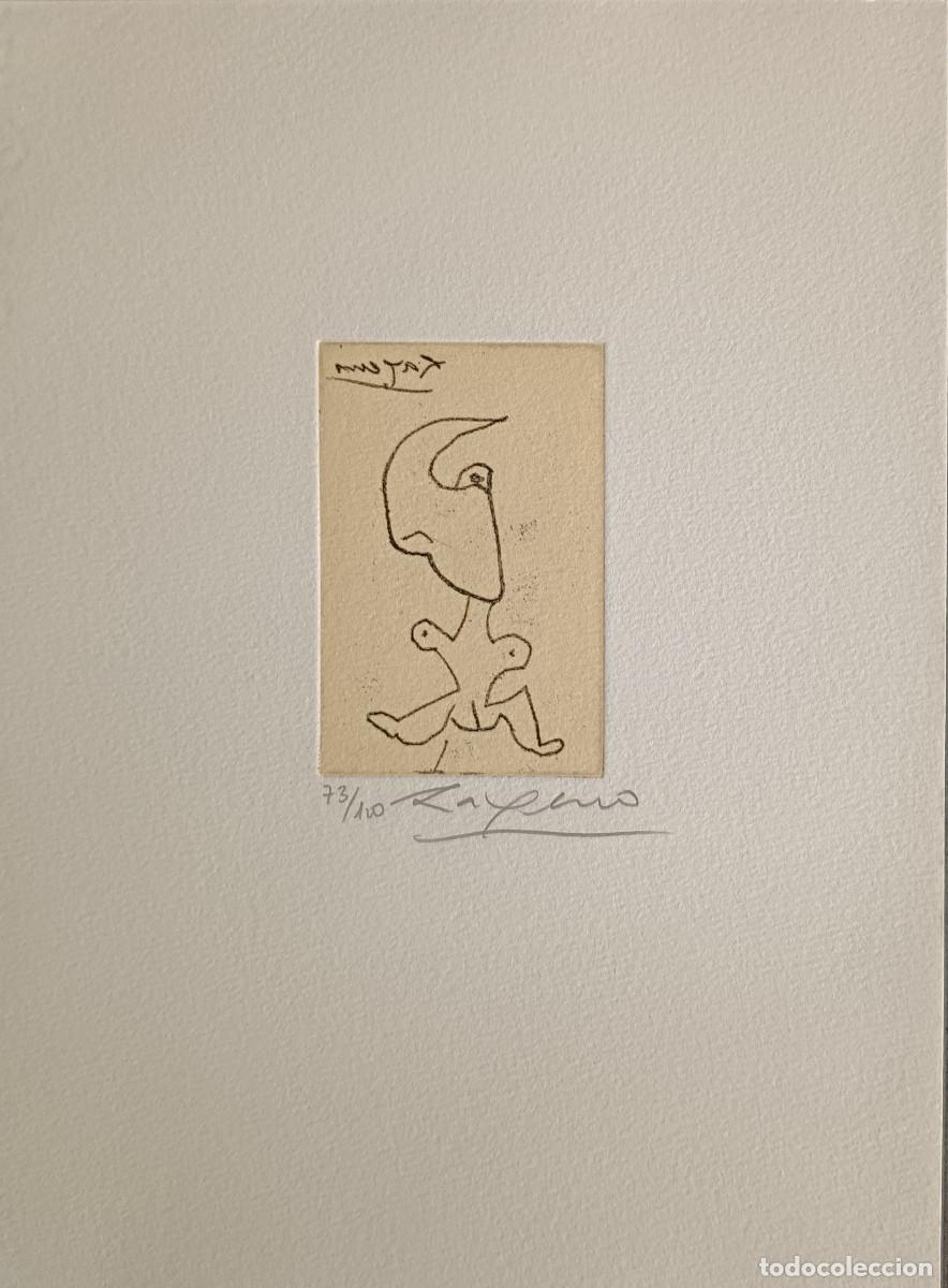 Otros objetos de arte: GALICIA.CALCOGRAFIA DE LA CARPETA 'PERSONAXES' 73/100. LAXEIRO.VIGO 2000. NUMERADA Y FIRMADA A LAPIZ