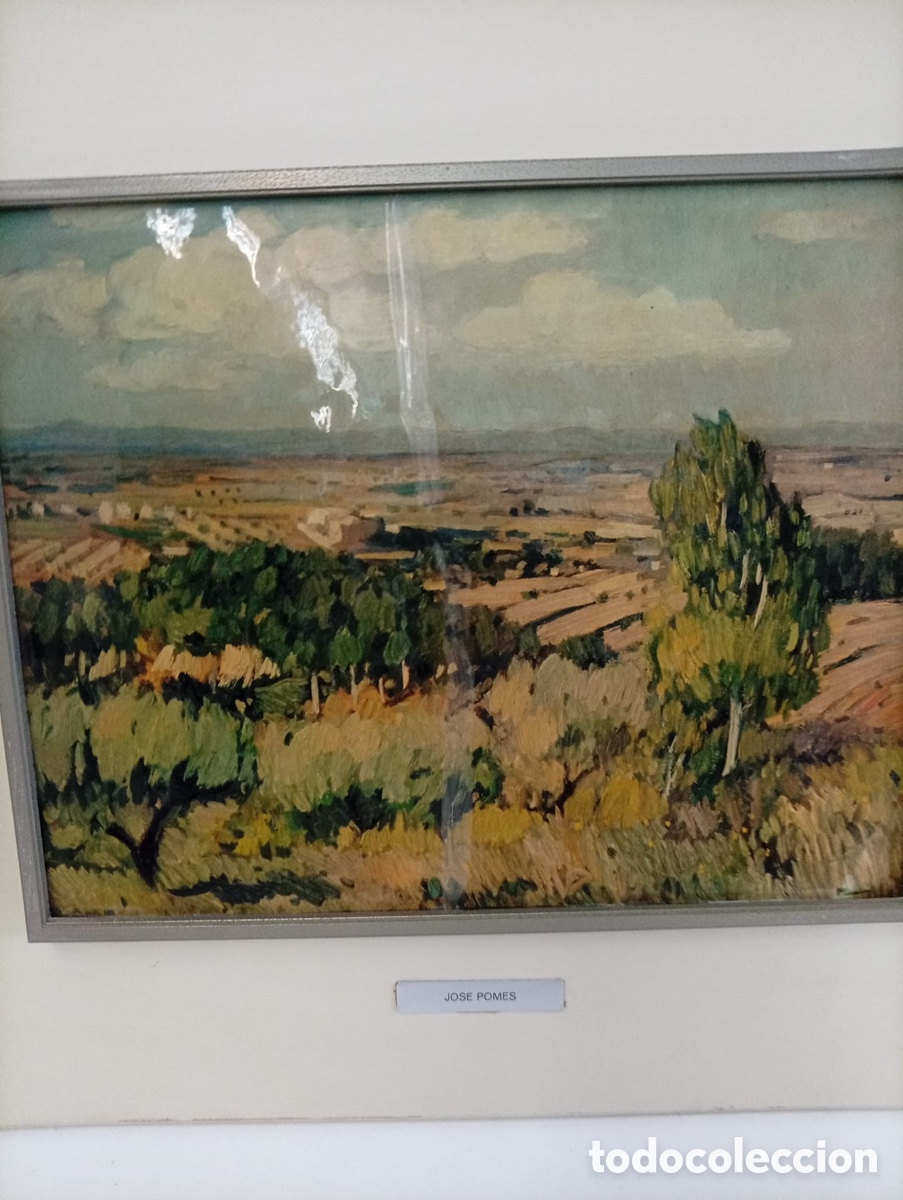 Otros objetos de arte: .DOS. CUADROS L&Aacute;MINA BARNIZADA CON FIRMA. - Foto 4