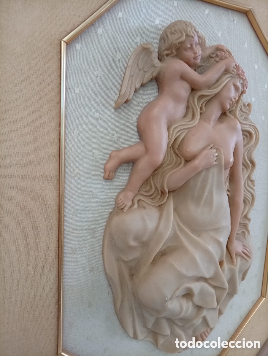 Otros objetos de arte: .CUADRO DE RESINA EN RELIEVE CON FIRMA - Foto 3