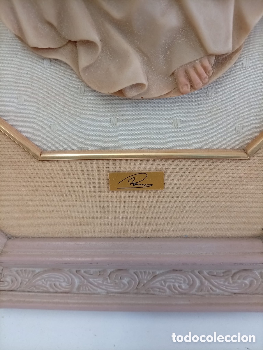 Otros objetos de arte: .CUADRO DE RESINA EN RELIEVE CON FIRMA - Foto 4
