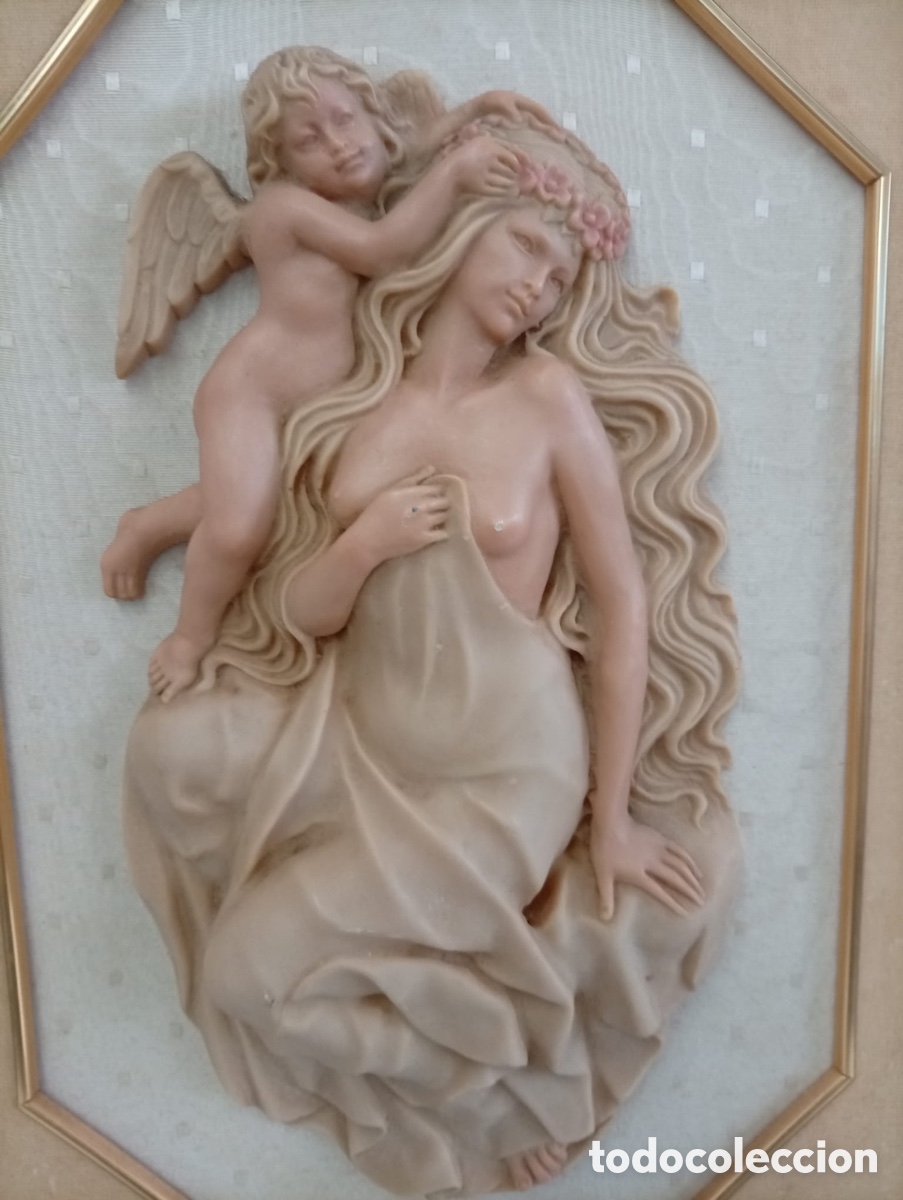 Otros objetos de arte: .CUADRO DE RESINA EN RELIEVE CON FIRMA - Foto 5