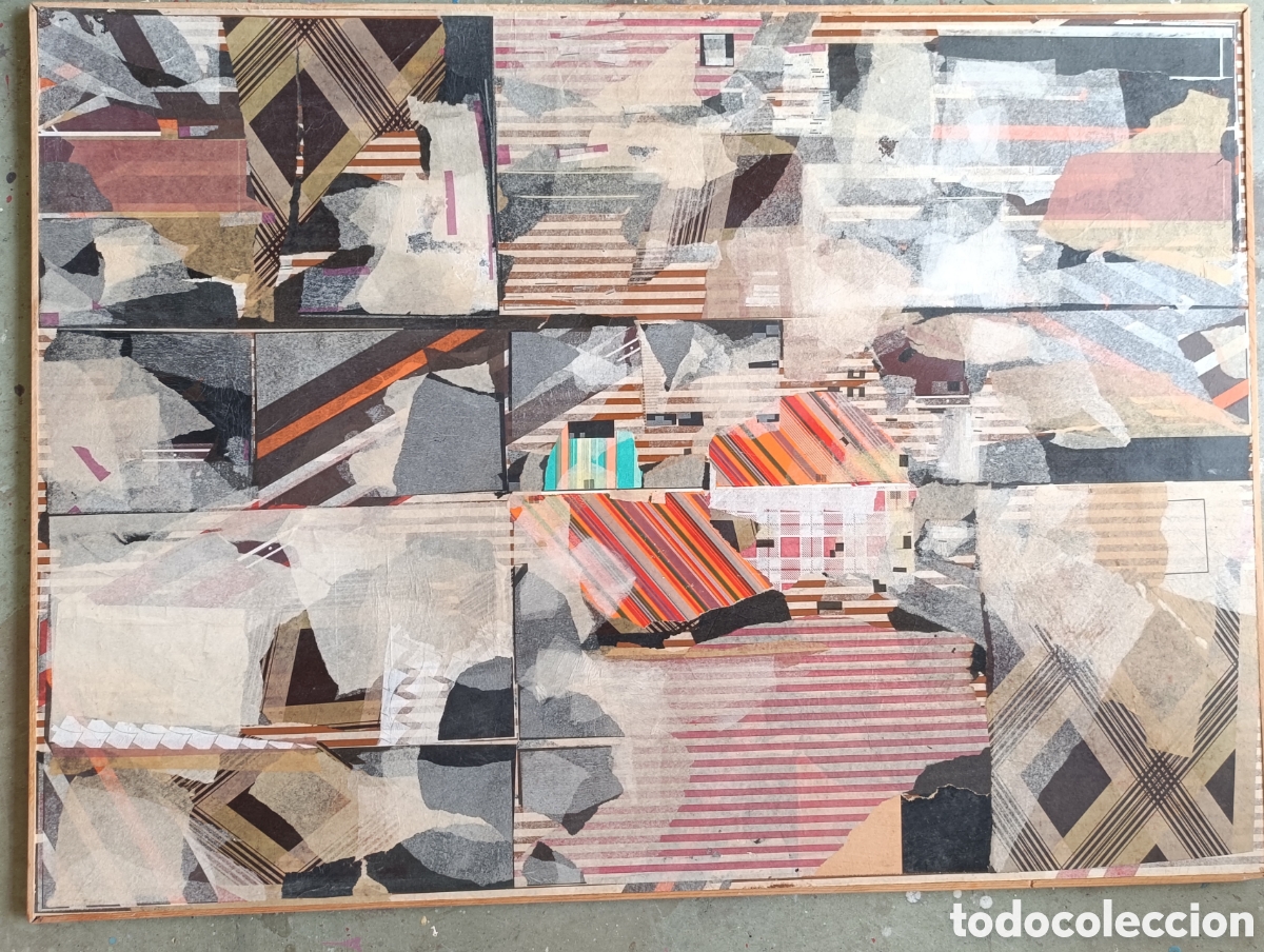 Otros objetos de arte: Collage sobre cart&oacute;n - Foto 1