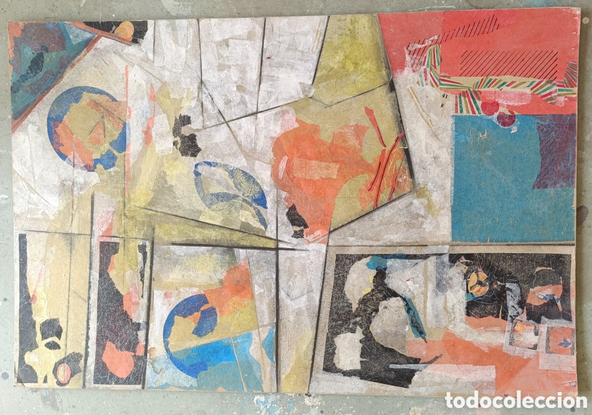 Otros objetos de arte: Collage sobre cart&oacute;n - Foto 1
