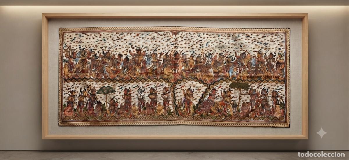 Other art objects: Tejido pintado a mano Indonesio