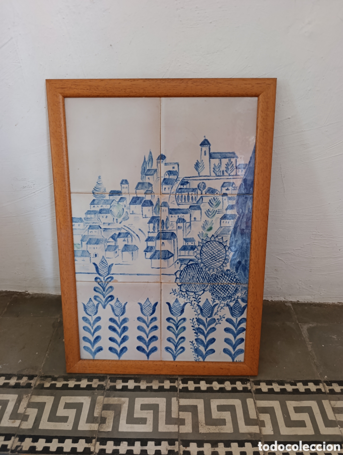 Otros objetos de arte: Cuadro cer&aacute;mica Albayz&iacute;n. Autor Granada
