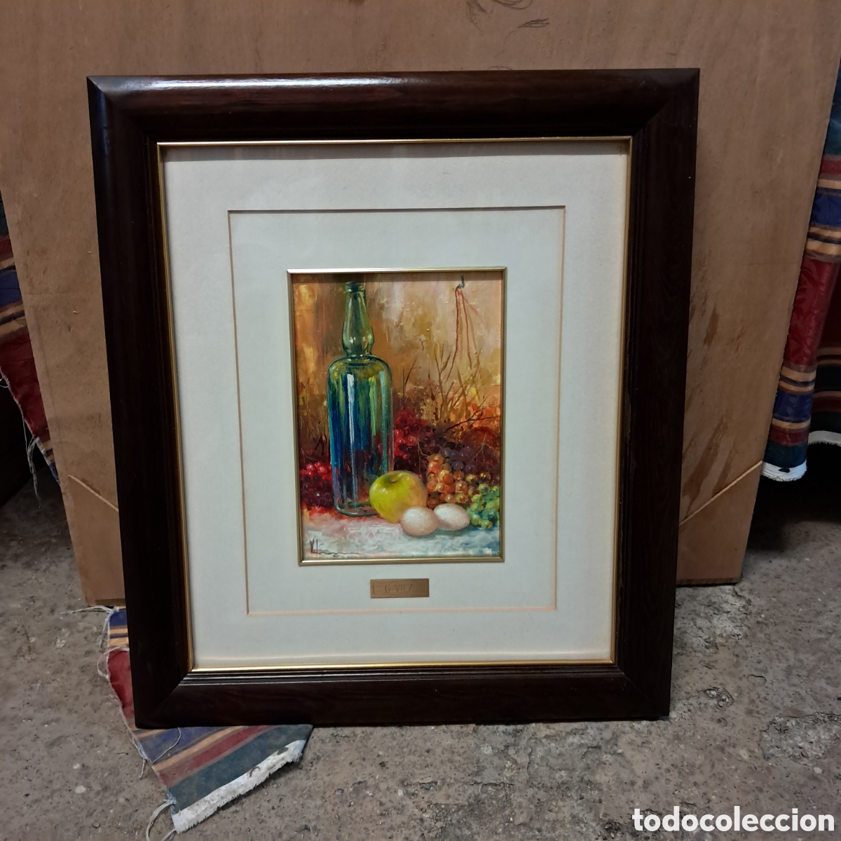 Otros objetos de arte: Oleo de Gustavo Vila, Bidegon 40 x 48 cm - Foto 2