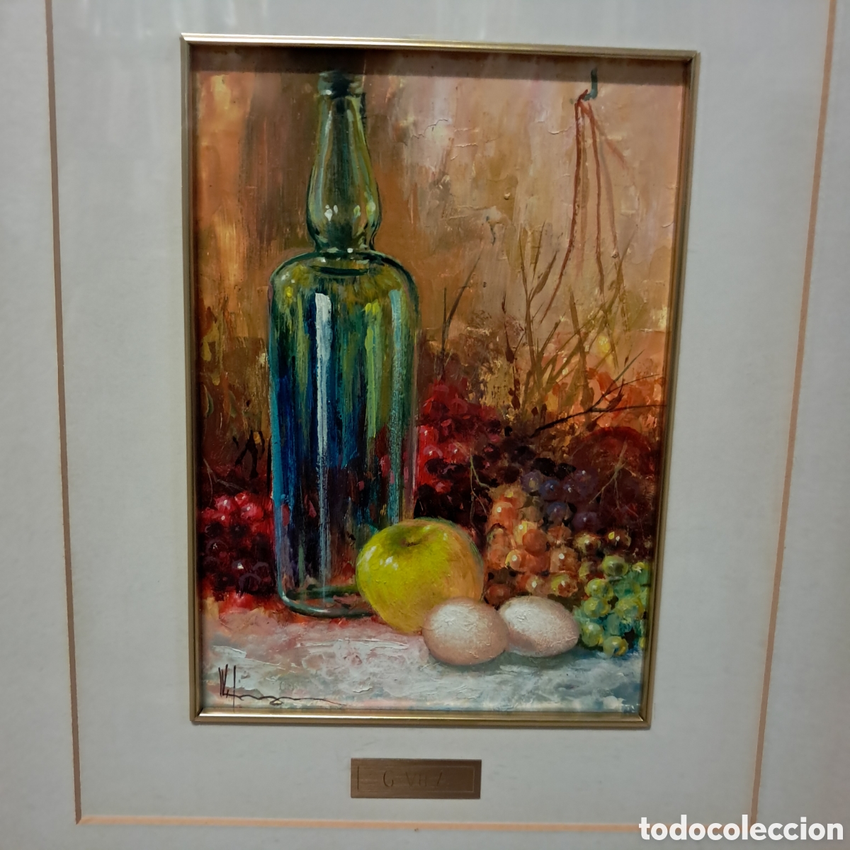Otros objetos de arte: Oleo de Gustavo Vila, Bidegon 40 x 48 cm