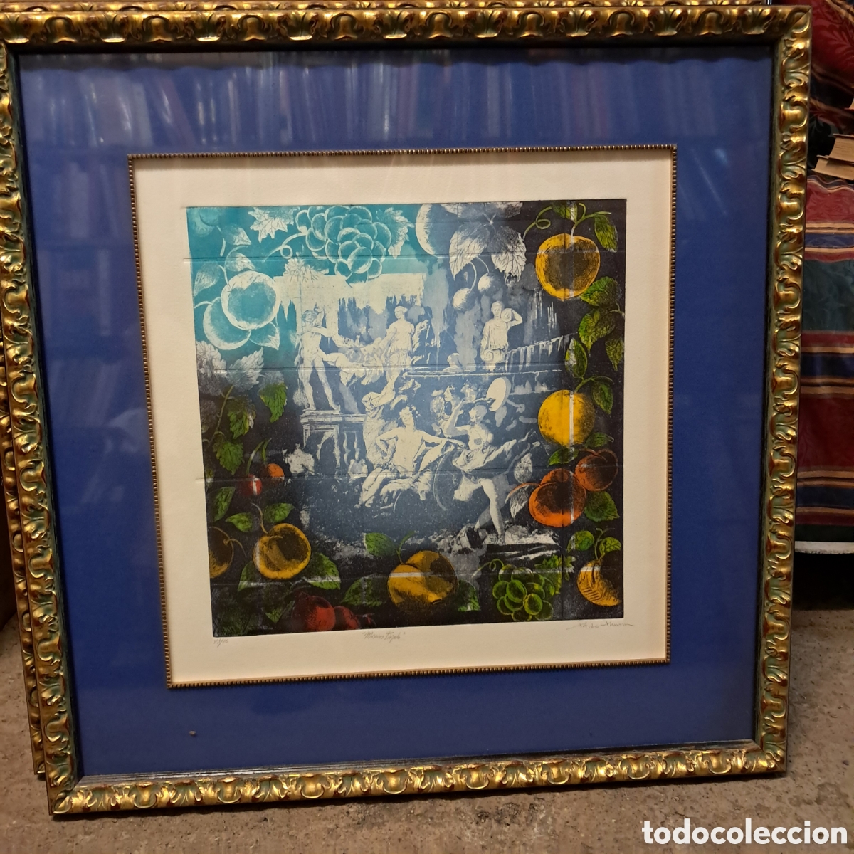 Otros objetos de arte: Litograf&iacute;a o serigrafia Mosaico Tiepolo, serie 23/75