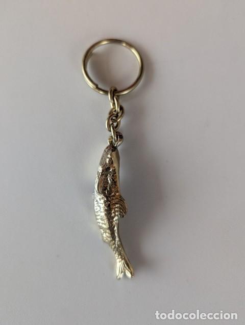 Other art objects: ARTESANIA NAUTICA ESPA&Ntilde;OLA - LLAVERO BRONCE PESCADO (MERLUZA)