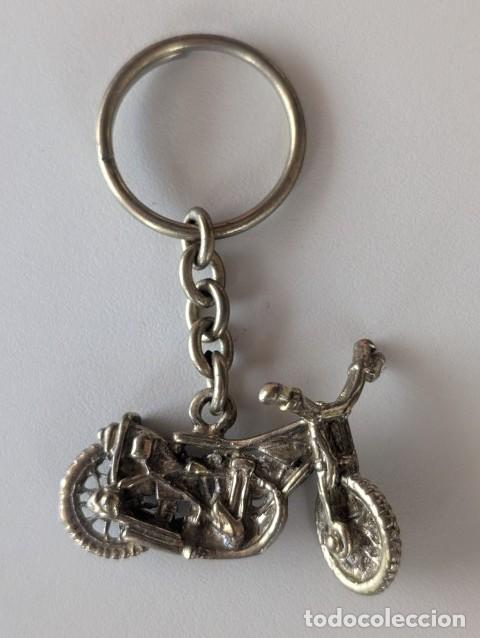 Other art objects: ARTESANIA NAUTICA ESPA&Ntilde;OLA - LLAVERO BRONCE MOD.MOTOCICLETA