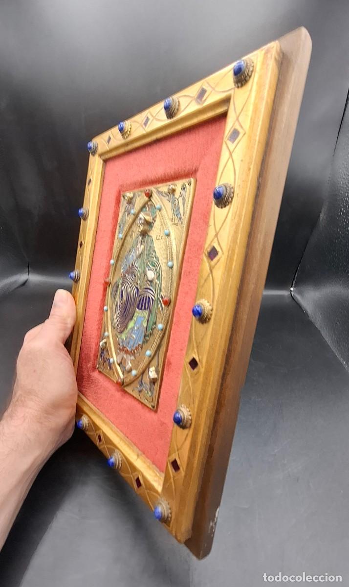 Otros objetos de arte: + REPRESENTACION EN ESMALTE Y BRONCE DE CRISTO EN MAJESTAD DE MORATO - Foto 6