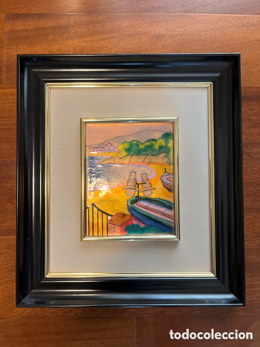 Otros objetos de arte: MONTSERRAT MAINAR ESMALTE FIRMADO
