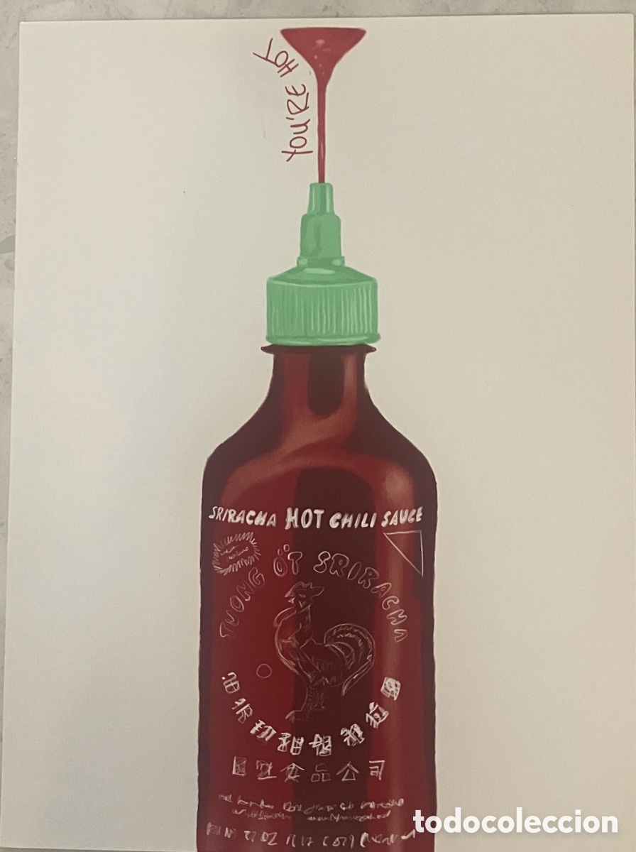 Other art objects: L&aacute;mina Hot chili sauce