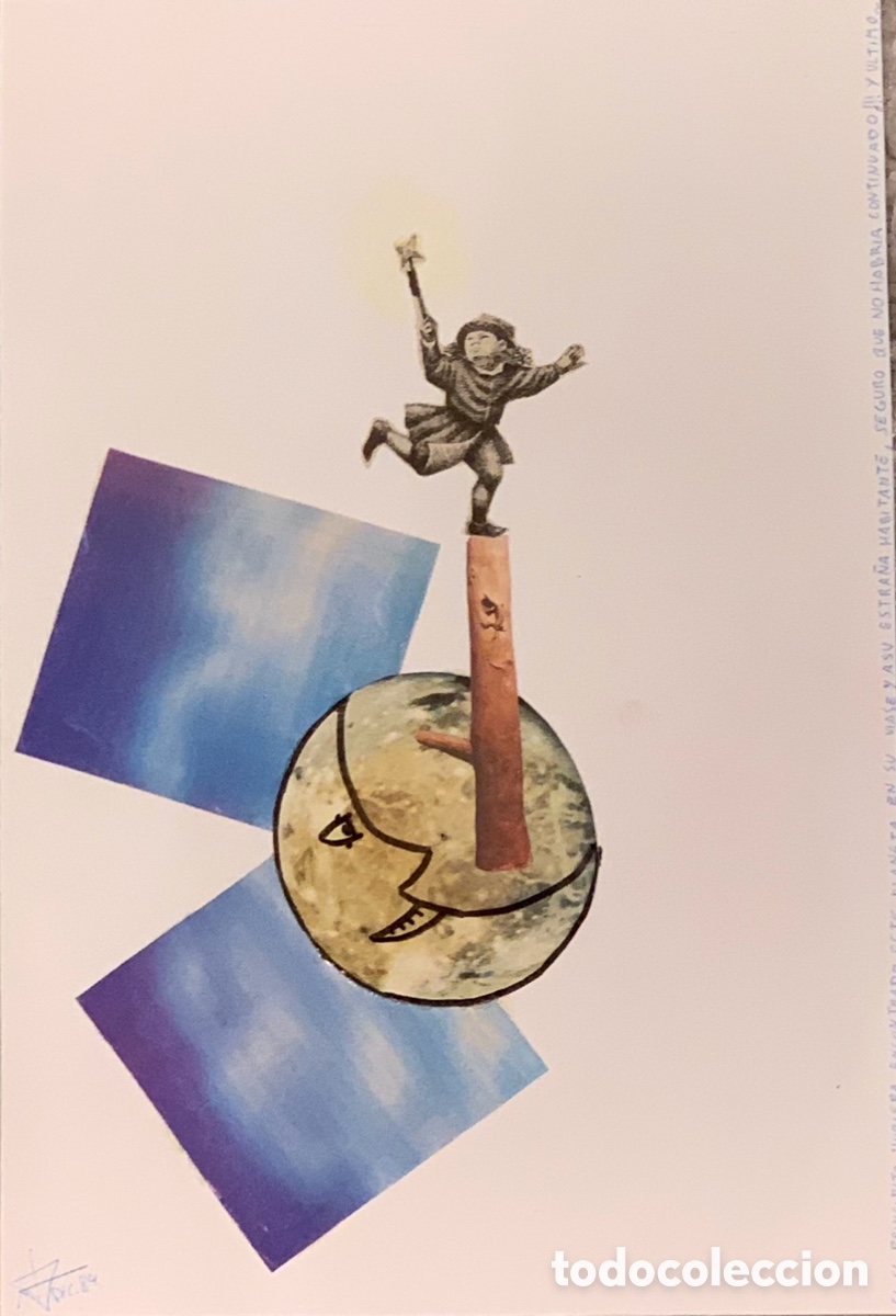 Otros objetos de arte: Martinez Albuquerque, Juan Carlos (Murcia, 1962). Collage sobre cart&oacute;n. 1984.
