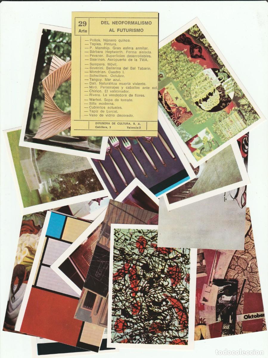 Other art objects: FICHA /CROMO -ARTE - DEL NEOFORMALISMO AL FUTURISMO - 20 IMAGEN-SOBRE N&ordm; 29-CEDOSA-NUEVO