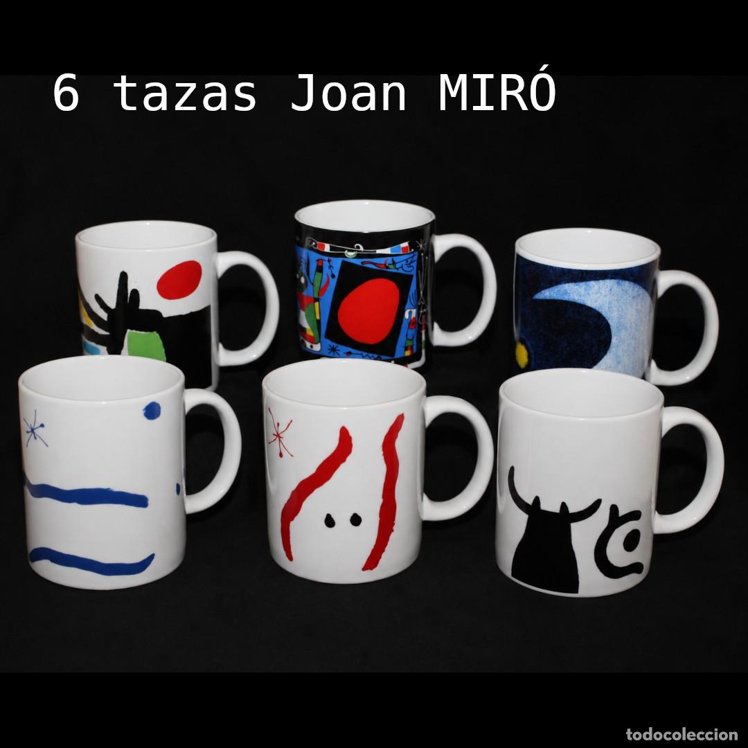 Otros objetos de arte: TAZA MUG PORCELANA (6 unidades) JOAN MIR&Oacute;