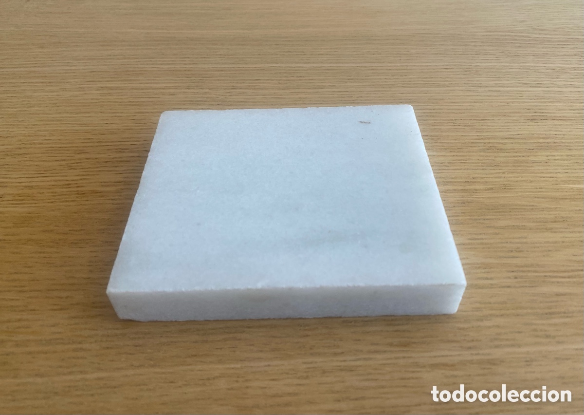 Otros objetos de arte: Peana m&aacute;rmol blanco para esculturas