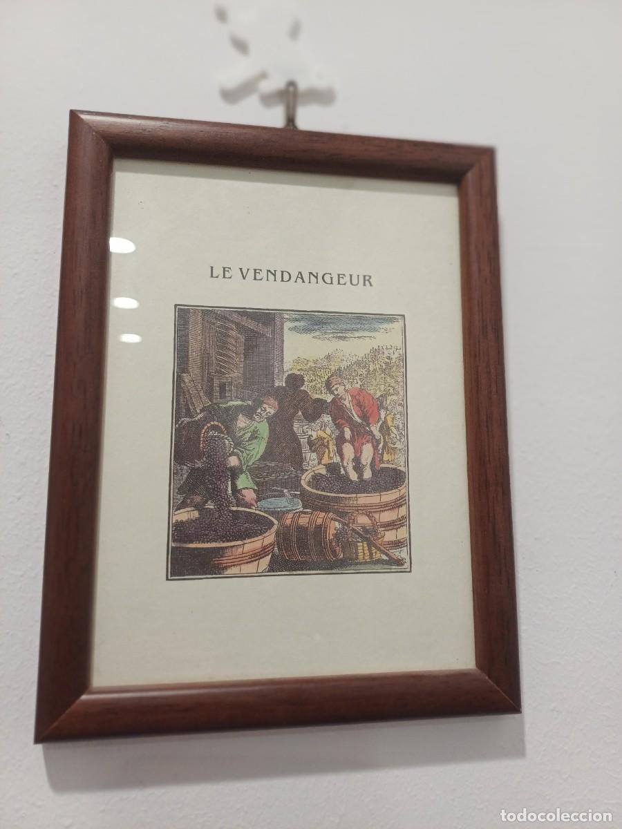 Otros objetos de arte: reproducci&oacute;n grabado serie oficios tradicionales de Weigel