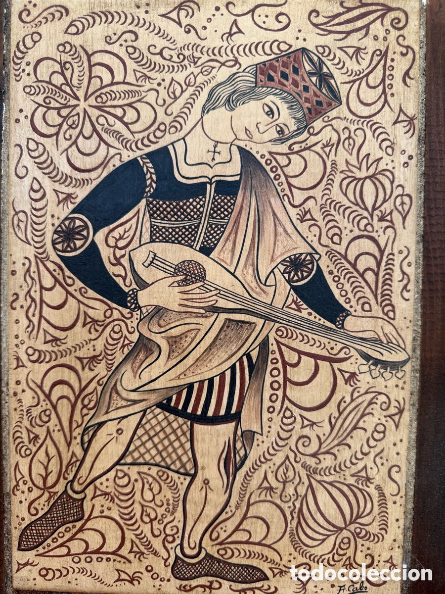Art: Bonito cuadro Socarrat Valenciano!estilo Medieval