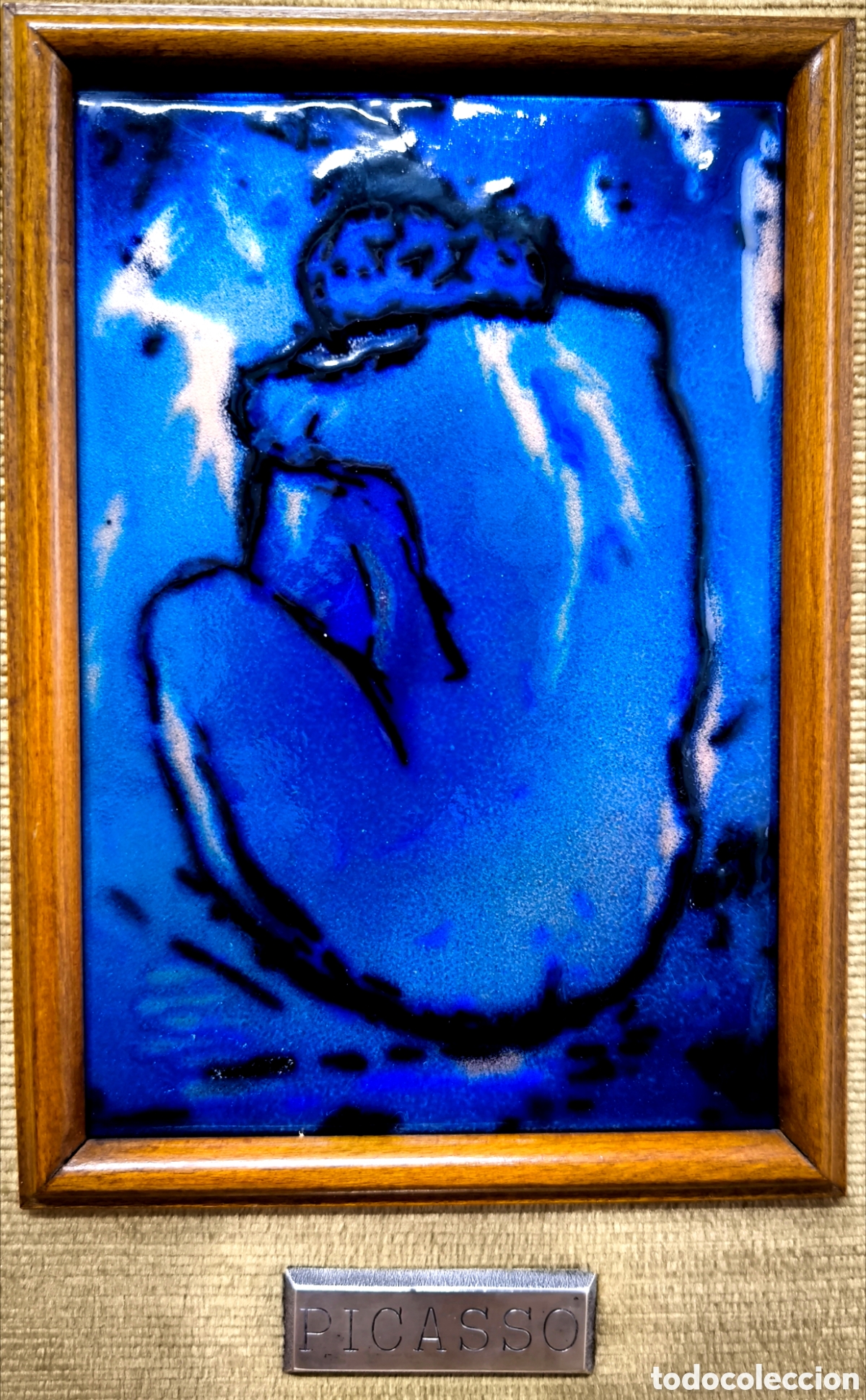 Otros objetos de arte: ESMALTE DE PICASSO SOBRE COBRE - Foto 2