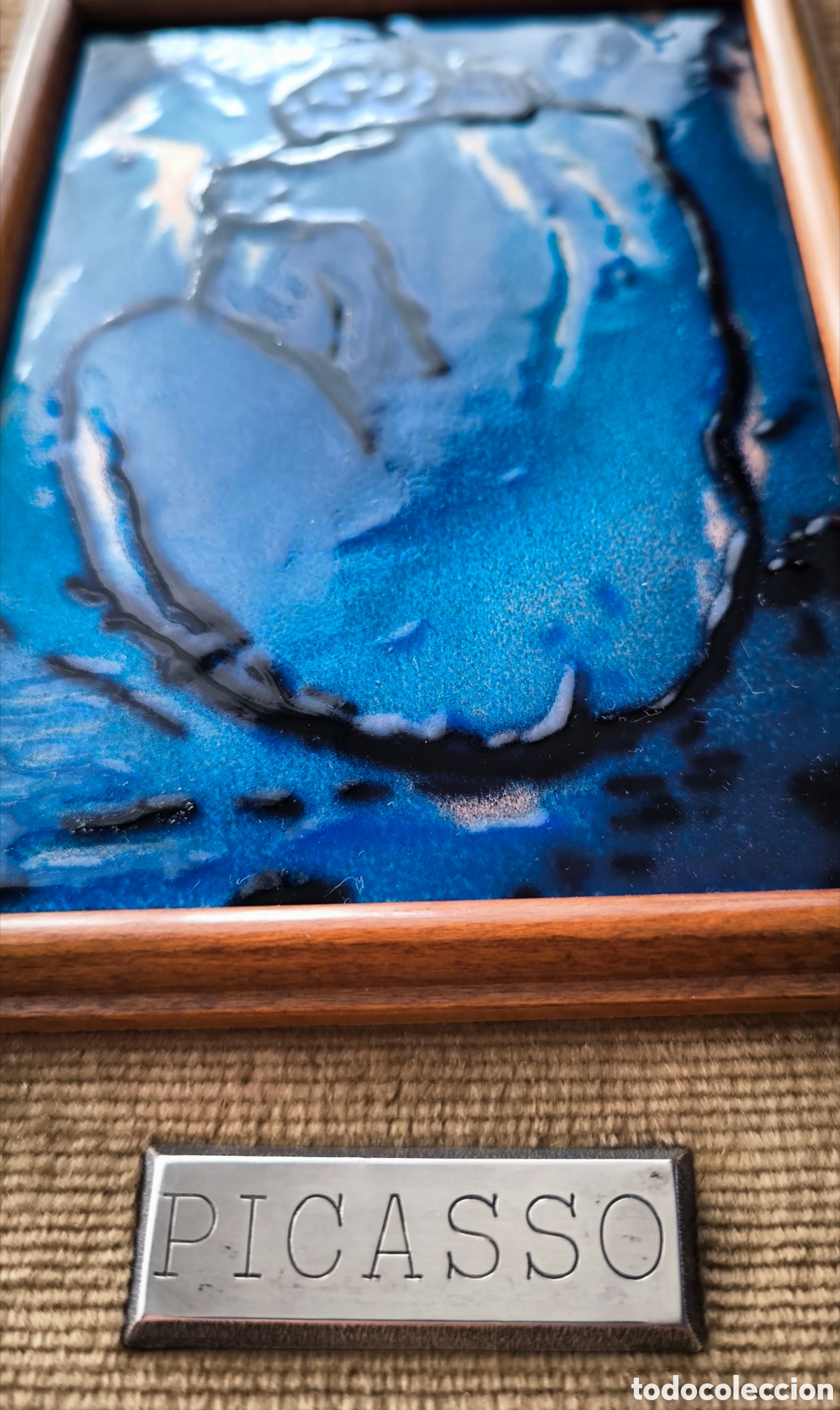 Otros objetos de arte: ESMALTE DE PICASSO SOBRE COBRE - Foto 5