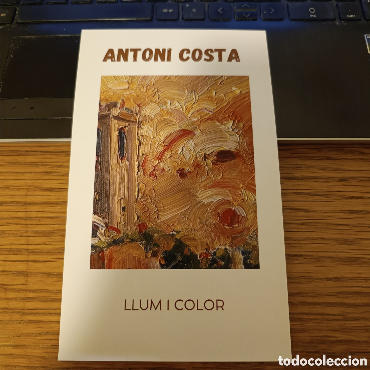 Otros objetos de arte: FOLLETO ANTONI COSTA - LLUM I COLOR - LLOREN&Ccedil; CABALL&Eacute; - CASTELLAR DEL VALL&Egrave;S