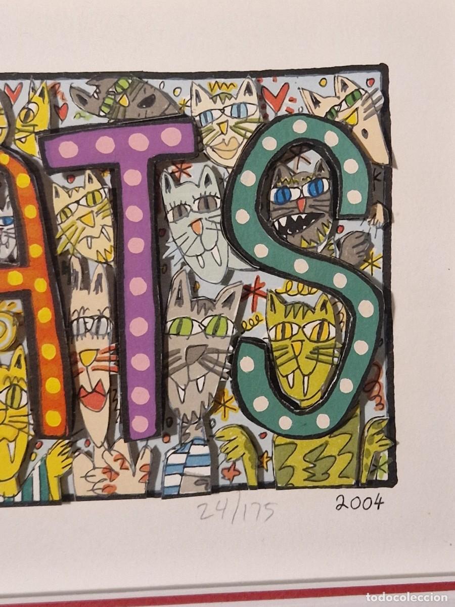 Otros objetos de arte: CATS James Rizzi. 24/175 - Foto 5