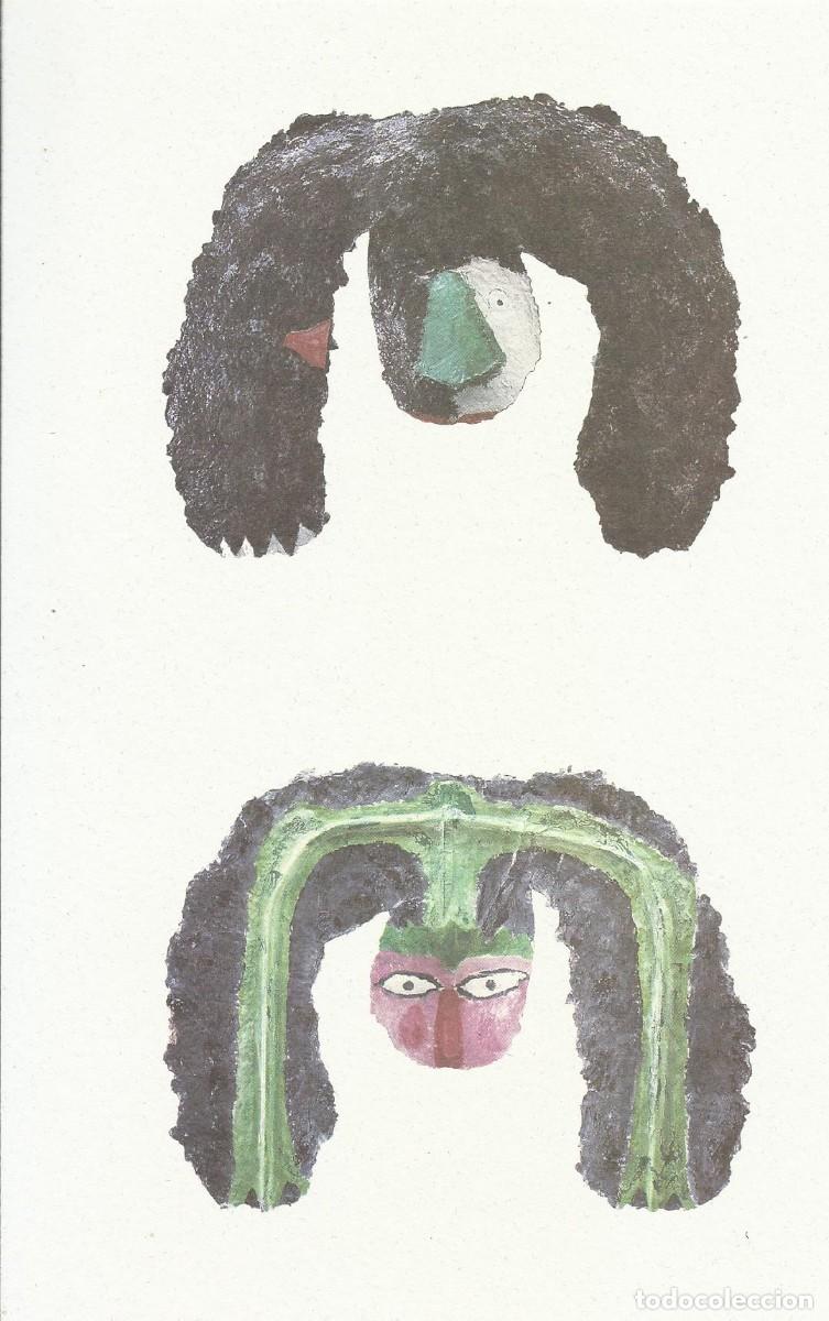 Otros objetos de arte: Jos&eacute; de Guimaraes 1982-1997. Folleto Invitaci&oacute;n Exposici&oacute;n Ren&eacute; Metras. Barcelona. 1997. 22x15 cm.