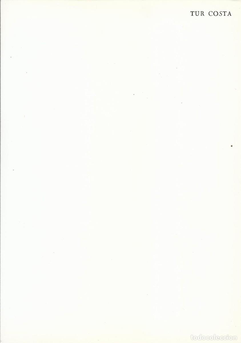 Otros objetos de arte: Tur Costa. Galer&iacute;a Ren&eacute; Metras. Barcelona. 1977. Tr&iacute;ptico. Ilustrado. 23x16 cm.