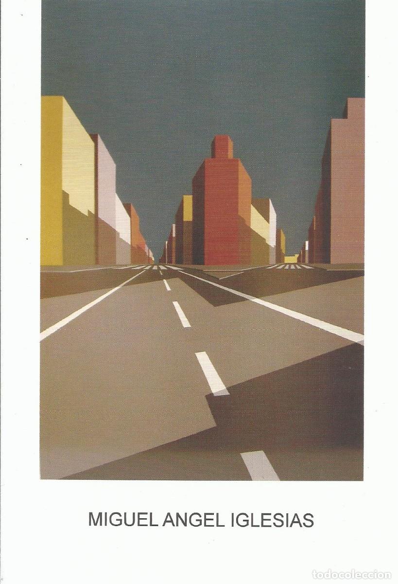 Otros objetos de arte: Miguel Angel Iglesias. D&iacute;ptico exposici&oacute;n. 2003. Art Barcelona. Associaci&oacute; de Galeries. 20x14 cm.