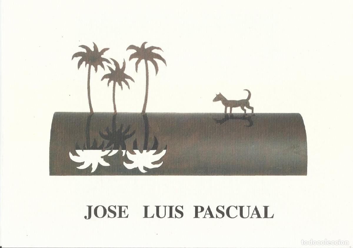 Otros objetos de arte: Jos&eacute; Luis Pascual. D&iacute;ptico invitaci&oacute;n exposici&oacute;n. 2003. March Editor. 15x21 cm.