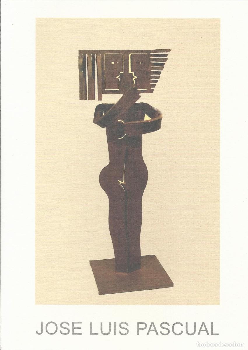 Otros objetos de arte: Jos&eacute; Luis Pascual. D&iacute;ptico invitaci&oacute;n exposici&oacute;n. 2005. Art Barcelona. 15x21 cm.