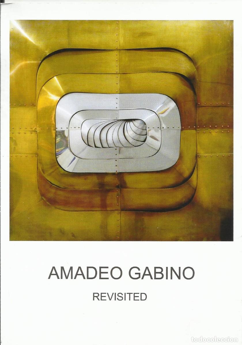 Otros objetos de arte: Amadeo Gabino. Revisited. 2018. Circuit d'Art Contemporani. Barcelona. Folleto inauguraci&oacute;n. 21x15 c