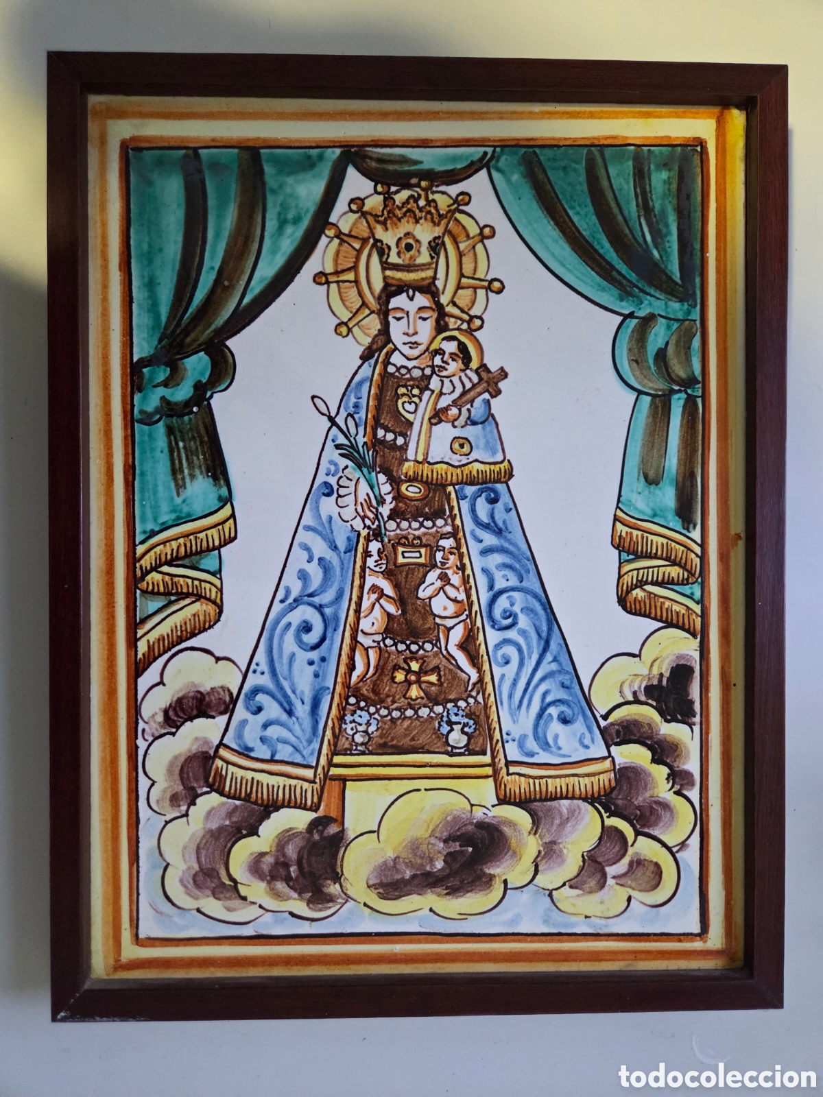 Otros objetos de arte: Azulejo de la Virgen de los Desamparados - Foto 2