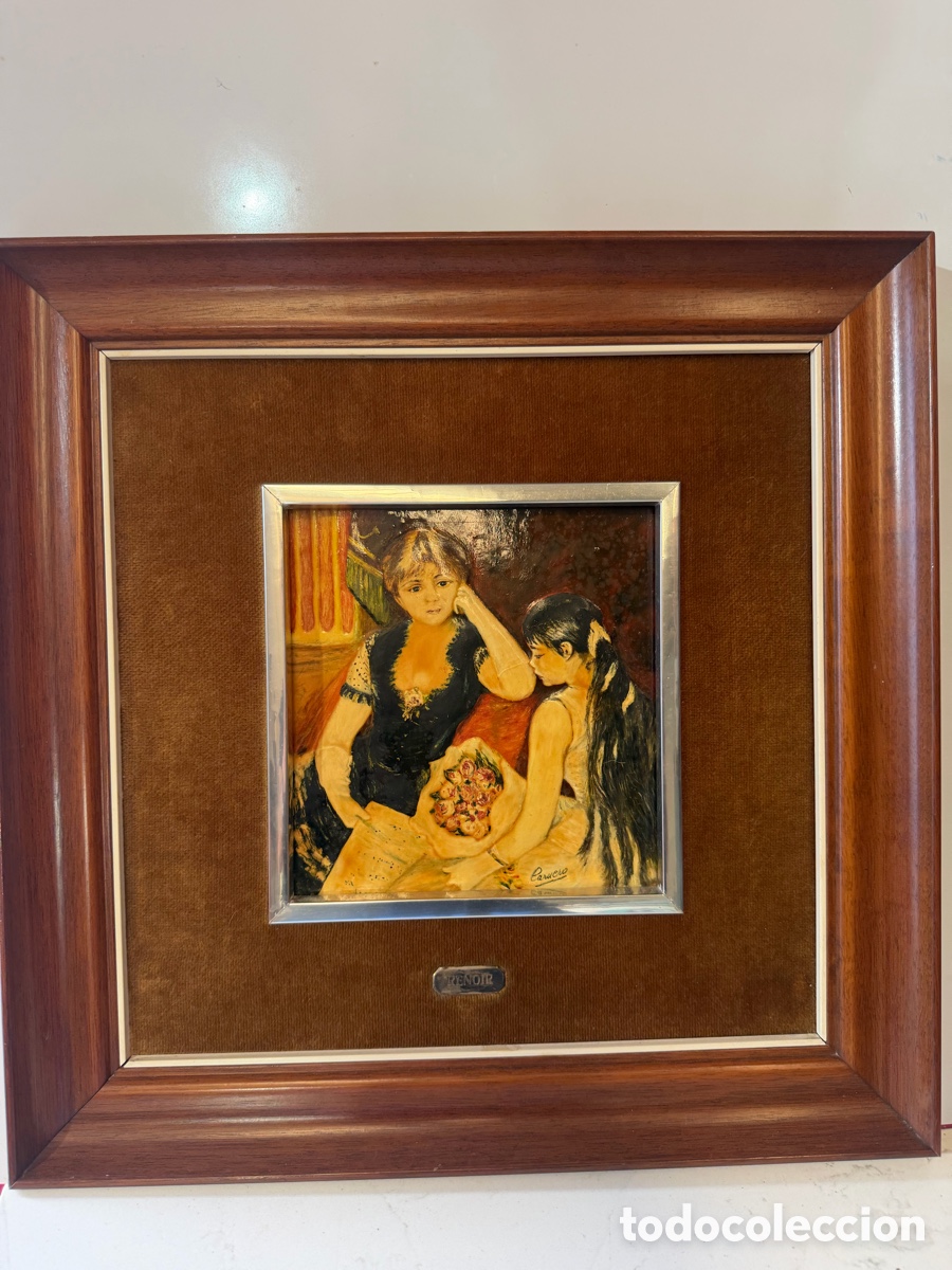 Otros objetos de arte: Esmalte Carueco firmado - Renoir