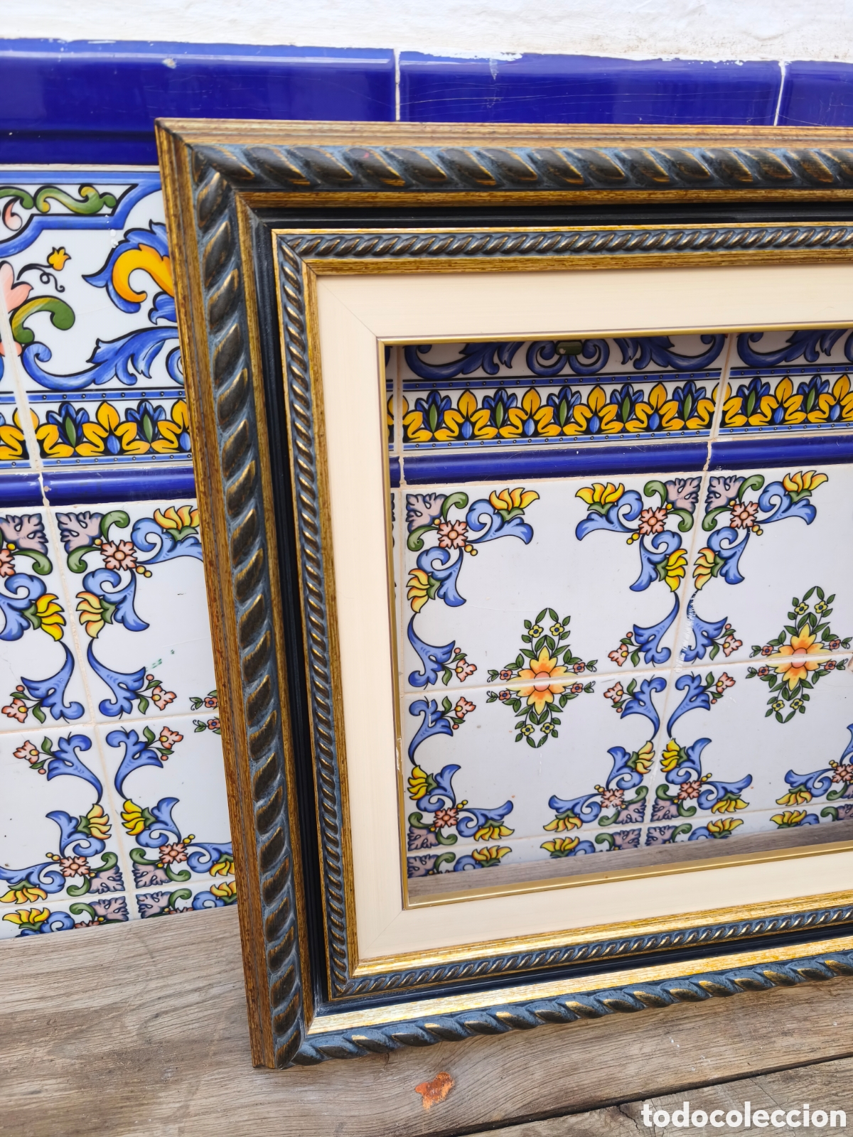 Otros objetos de arte: Marco de madera ornamentado - Foto 3