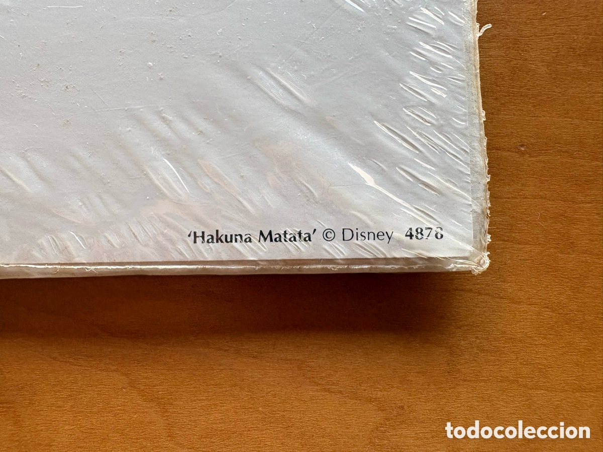 Otros objetos de arte: L&aacute;mina Hakuna Matata El Rey Le&oacute;n Disney - Foto 3