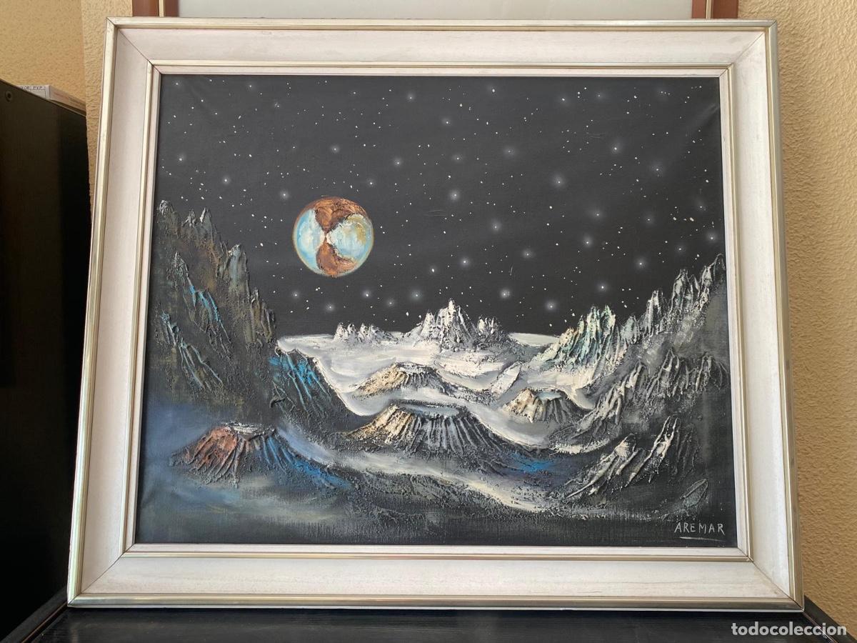 Otros objetos de arte: Pintura &Oacute;leo/Acr&iacute;lico Espacial Aremar