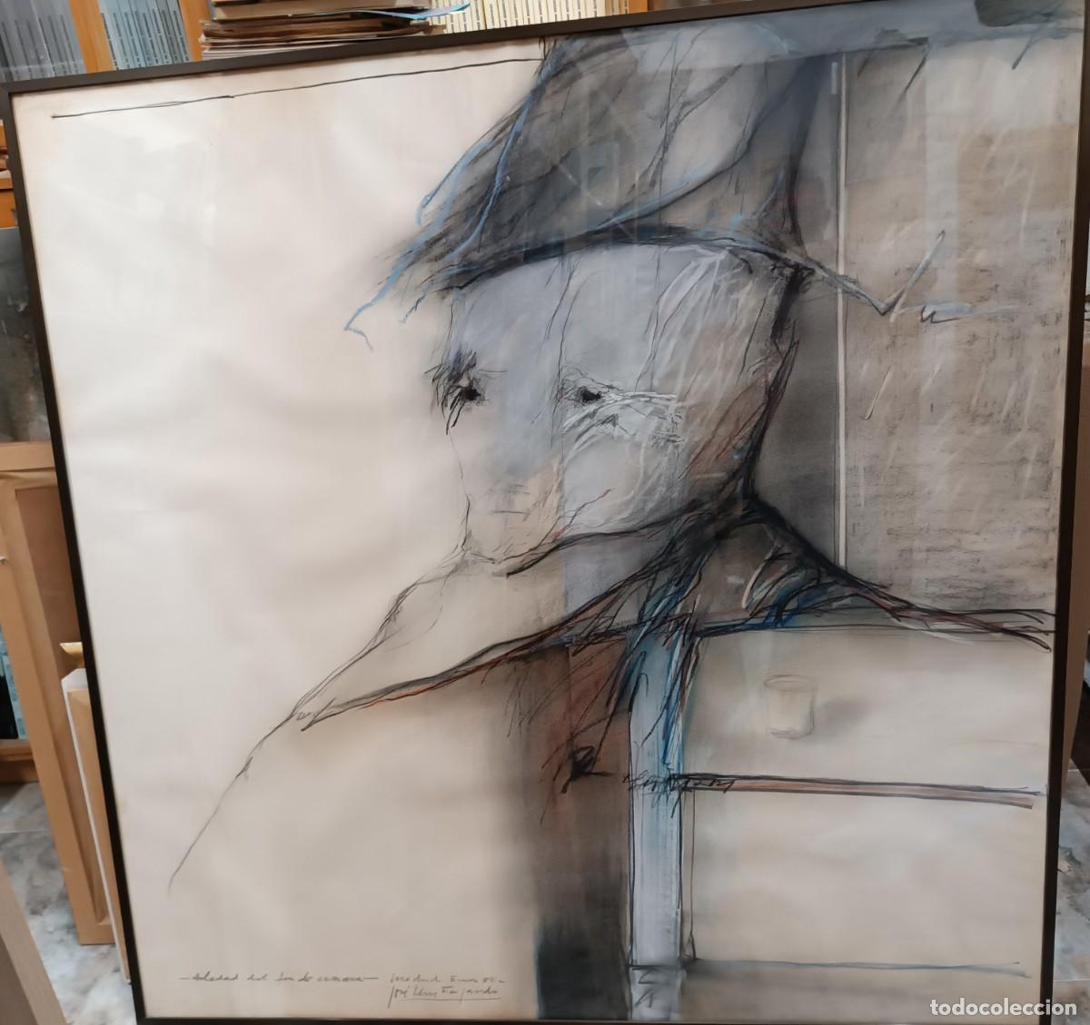 Otros objetos de arte: Cuadro del pintor canario Jos&eacute; Luis Fajardo 140X143